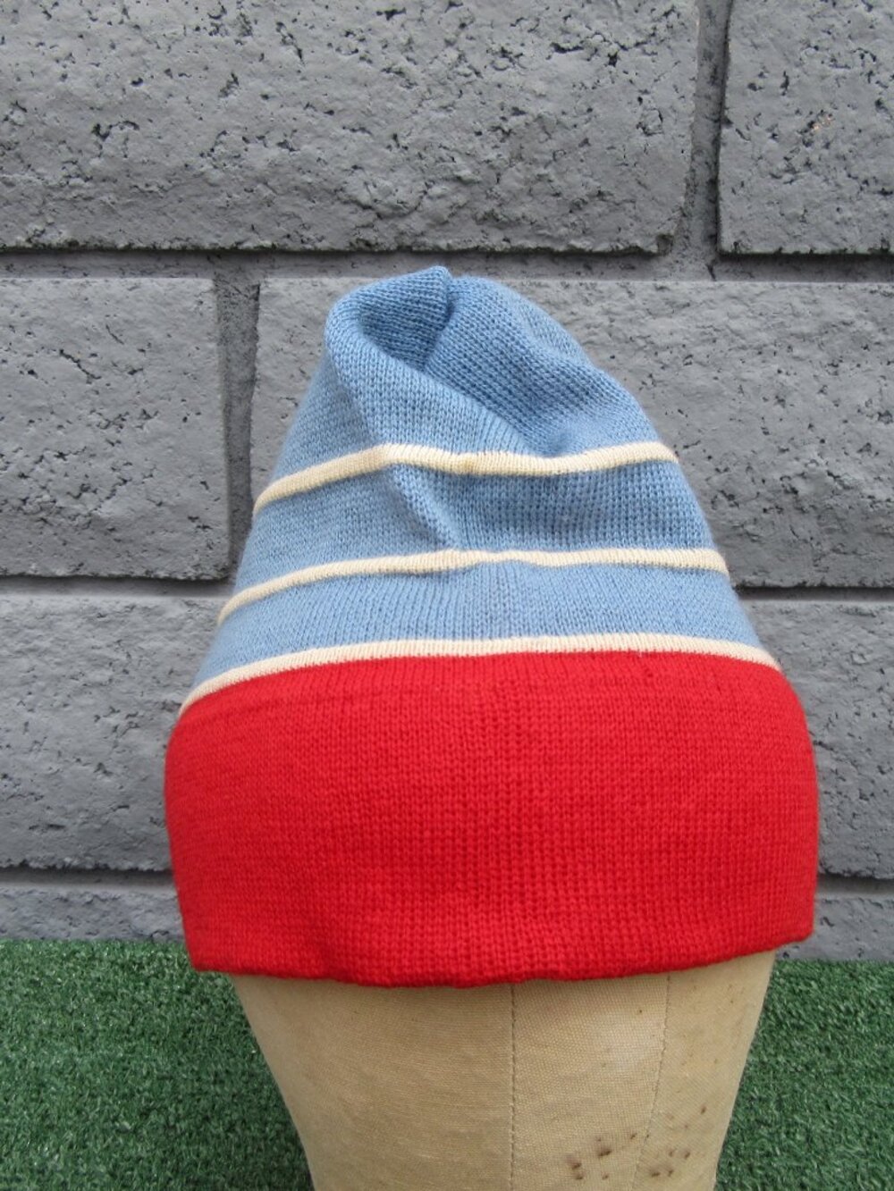 Vintage REI Co-Op R.E.I. Knit Beanie Hat Size Large